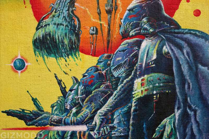 Illustration for article titled The Original Art Behind Some of the Craziest Star Wars Posters